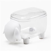 Контейнер для мелочей sheepshape, белый с прозрачной крышкой