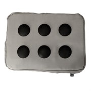 Подставка для ноутбука surfpillow hightech серая-черная