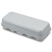 Контейнер для яиц eggs to go, organic, серый