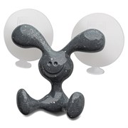 Крючок для душа настенный bunny, organic, темно-серый