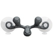 Крючок для душа настенный sven, organic, темно-серый
