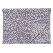 Дорожка из хлопка фиолетово-серого цвета с рисунком Спелая смородина, scandinavian touch, 53х150см