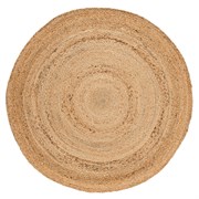 Ковер из джута круглый базовый из коллекции ethnic, 90 см