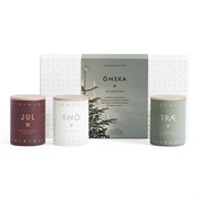 Набор из 3 ароматических свечей onska mini по 55 г
