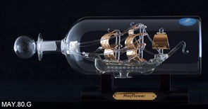 Корабль в бутылке Мэйфлауэр