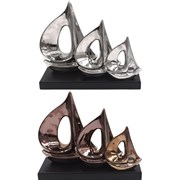 Фигурка декоративная "Корабли", L30 W12 H25 см