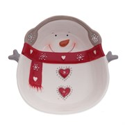 Салатник "Снеговик меломан", L18,5 W17,5 H5 см
