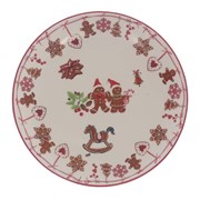 Тарелка "Пряничное настроение",  L21 W21 H2,5 см