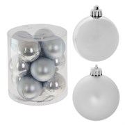 Украшение новогоднее "Шар", набор из 12-ти шт, D 4 см, L9,5 W9,5 H10,5 см