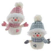 Игрушка набивная "Снеговик", L17 W15 H28 см, 2в.