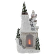Фигурка декоративная "Камин" (подсветка, 3xAAA),  L31 W16 H60 см