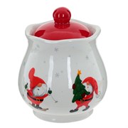Емкость для сыпучих продуктов "Дед Морозы", 350 мл, L9 W9 H11 см