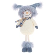 Игрушка набивная "Снеговик", L28 W11,5 H43 см