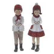 Фигурка декоративная "Девочка/Мальчик",  L5,5 W10 H19,5 см, 2в.
