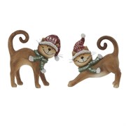Фигурка декоративная "Кошка",  L13 W5,5 H15 см, 2в.