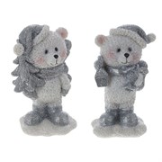 Фигурка декоративная "Мишка", 4в, L5 W4 H8 см, 4в.