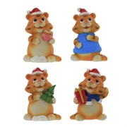 Копилка  "Тигр", L8 W5,5 H11 см, 4в.