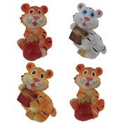 Фигурка декоративная "Тигр", L6 W5,5 H8,5 см, 4в.