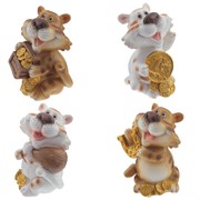 Фигурка декоративная "Тигр", L5,5 W5 H8 см, 4в.