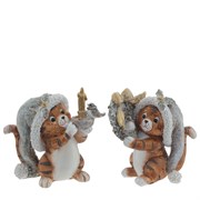 Фигурка декоративная "Тигр", L5,5 W7,5 H8 см, 2в.