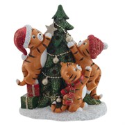 Фигурка декоративная "Тигр" (подсветка, 2хLR44), L12 W7,5 H14,5 см
