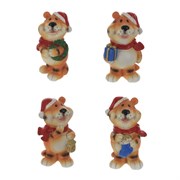 Фигурка декоративная "Тигр", L5 W4 H8 см, 4в.