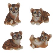 Фигурка декоративная "Тигр", L5,5 W5 H7 см, 4в.