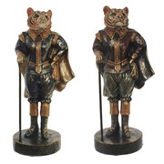 Фигурка декоративная "Тигр",  L17 W15 H38 см, 2в.