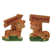 Фигурка декоративная   "Тигр", L5,5 W3,5 H6,5 см, 2в.