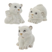 Фигурка декоративная "Тигрёнок", L5,5 W6 H4 см, 4в.