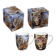 Кружка "Тигр", L8,5 W5,2 H10,5 см, 2 в., 350мл