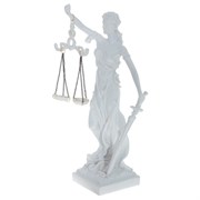 Фигурка декоративная "Фемида", L11 W13 H29 см