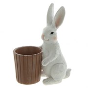 Фигурка декоративная "Заяц с корзинкой",  L10,5 W11 H14,5 см