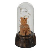 Фигурка декоративная в стекл.колбе "Тигр" (подсветка, 3xAG10),  L5 W5 H9,5 см