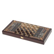 Игра настольная 2 в 1 "Рыцарь-21" (нарды, шашки), L40 W20 H4 см