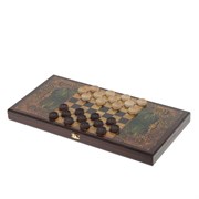 Игра настольная 2 в 1 "Таежный волк" (нарды, шашки), L50 W25 H4 см