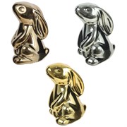 Фигурка декоративная "Заяц", L5 W4,5 H6 см, 3в.