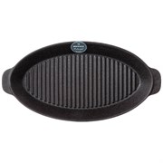 Блюдо овальное с ручками bronco "Midnight" 38,5*19*4 см