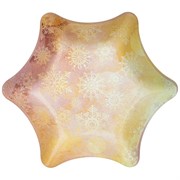 Салатник"звезда"25*25*2,8 см коллекция "Новогодний калейдоскоп"