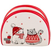 Салфетница коллекция "Christmas gift" 10x5x7.2 см