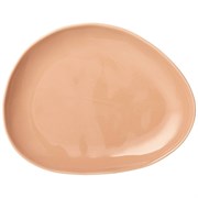 Тарелка закусочная bronco "Meadow" 25*19 см пудровая