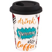 Кружка lefard coffemania с крышкой 400 мл