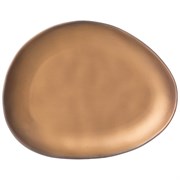 Тарелка закусочная bronco "Bronze" 25*19*2,5 см
