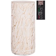 Ваза cilindro "Tailor" gold white H=26 см D=12