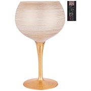 Ваза globo "Julia" gold white H=40 см