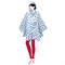 Дождевик mini maxi leaves blue - фото 240964