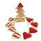 Гирлянда подвесная christmas hearts, 4 шт. - фото 243437