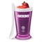 Форма для холодных десертов slush & shake фиолетовая - фото 245312