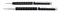 Набор Pierre Cardin PEN and PEN: ручка шариковая + роллер. Цвет - черный. - фото 256062