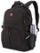 Рюкзак SWISSGEAR чёрный, полиэстер, 33х15х45 см, 22 л - фото 257470